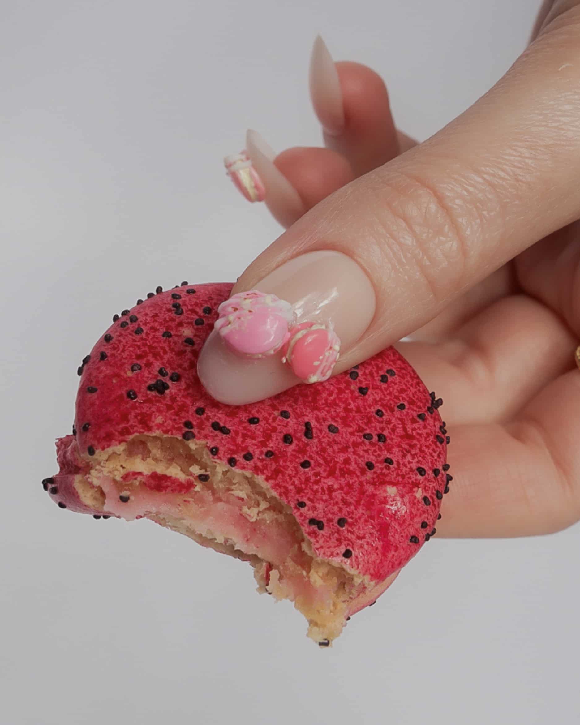 Macarons 3D nails. Reusable nail extensions. 