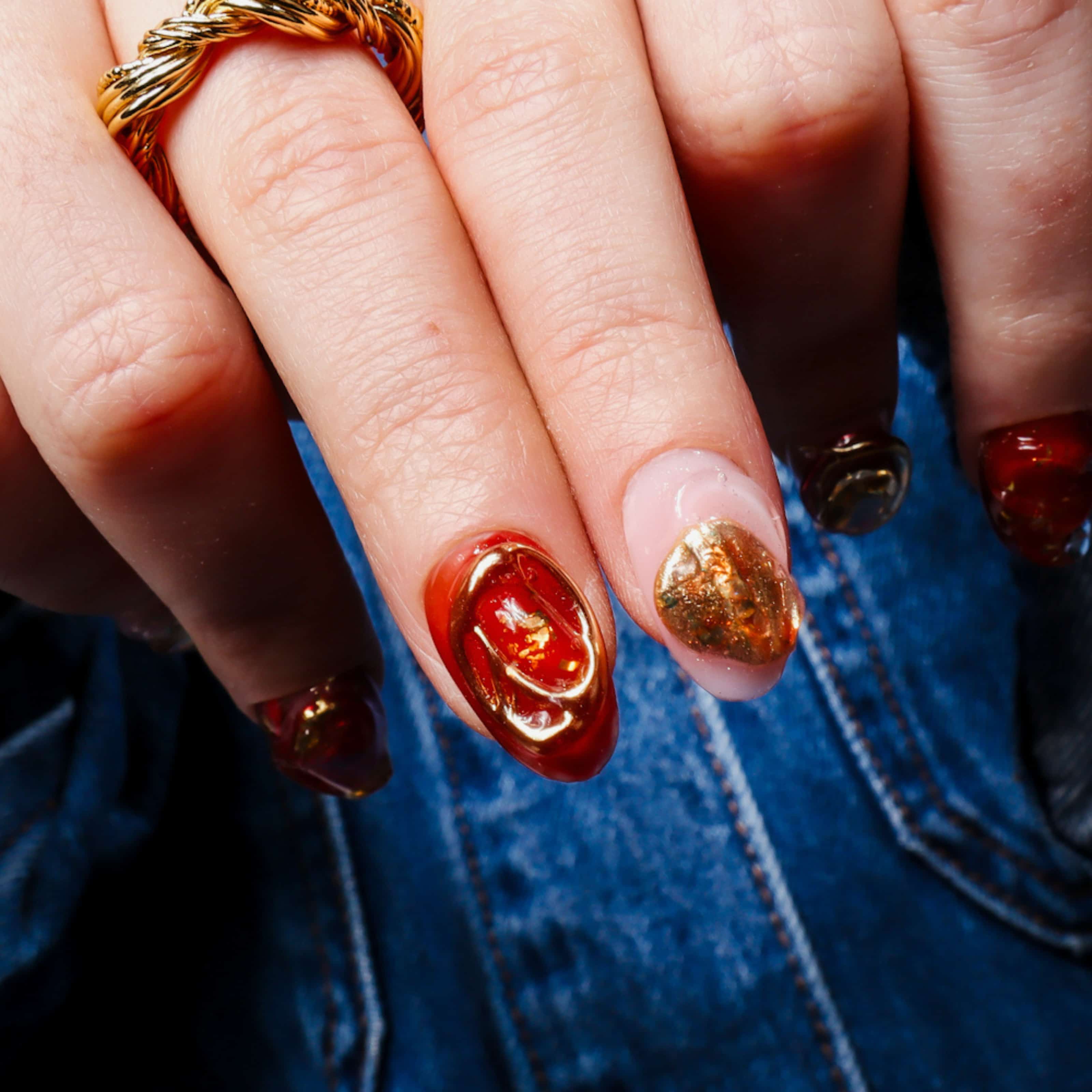 Maximalist nails. Reusable nail extensions. 
