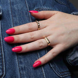 Fuchsia Pink Reusable Nail Extensions