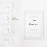 Luxe manicure single use kit for press-on nails extensions. 