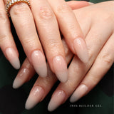 Clean girl manicure. Clean girl nails. Minimalist nails. Reusable nail extensions. 