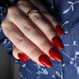 Cranberry Red Reusable Nail Extensions