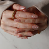 No.4 Chrome Polka Dots Nails