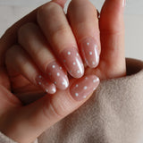 No.4 Chrome Polka Dots Nails