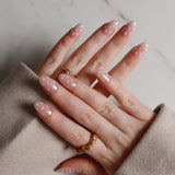 No.4 Chrome Polka Dots Nails
