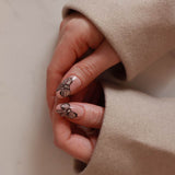 3D bows nails by inglass nails