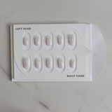 nail designs on a white background