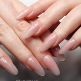 Clean girl manicure. Clean girl nails. Neutral pink nails. Minimalist nails. Reusable nail extensions. 