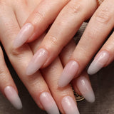 Clean girl manicure. Clean girl nails. Light pink nails. Minimalist nails. Reusable nail extensions. 