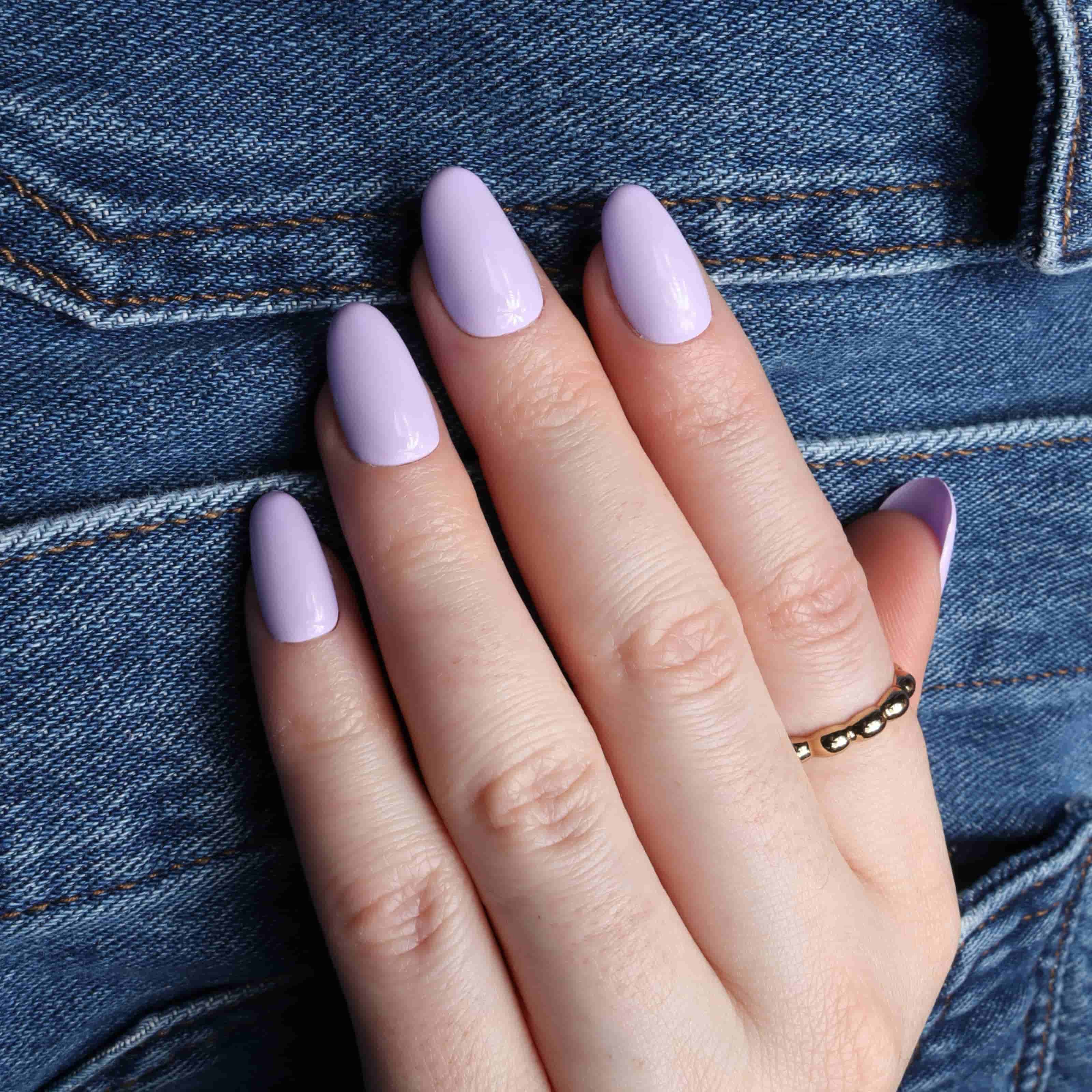 Lilac Purple Reusable Nail Extensions