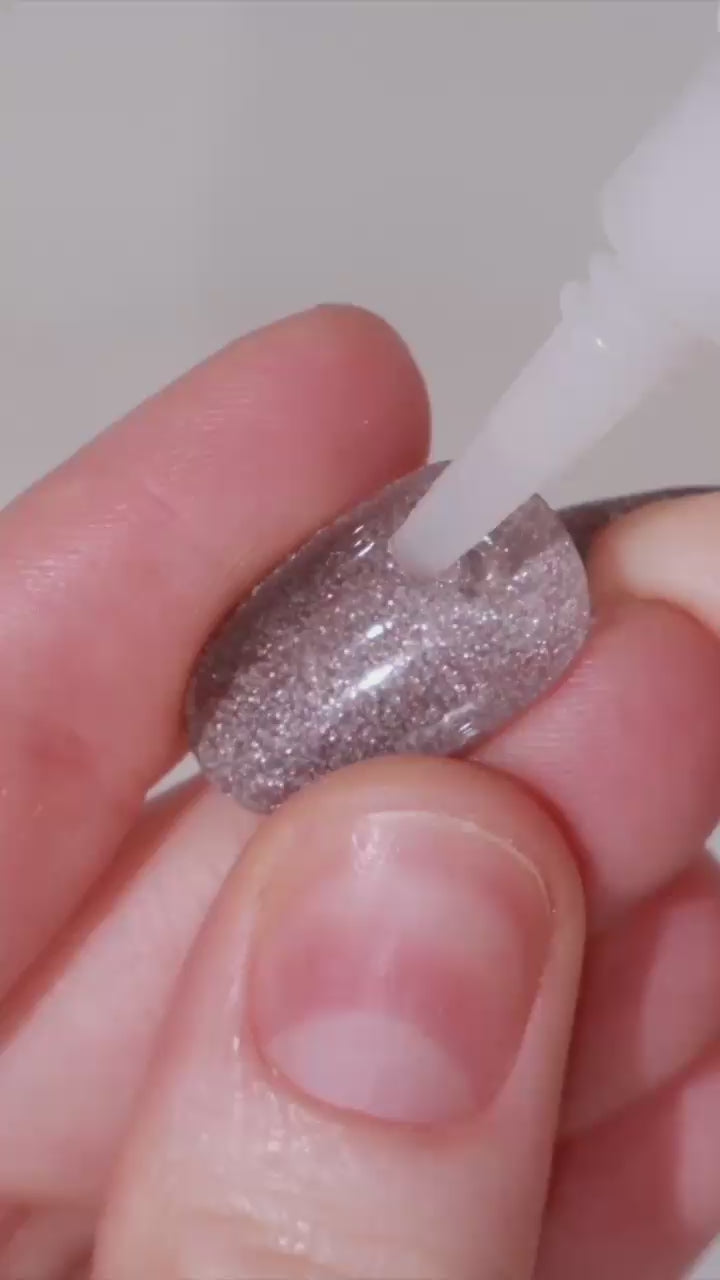 Video of nail extensions application